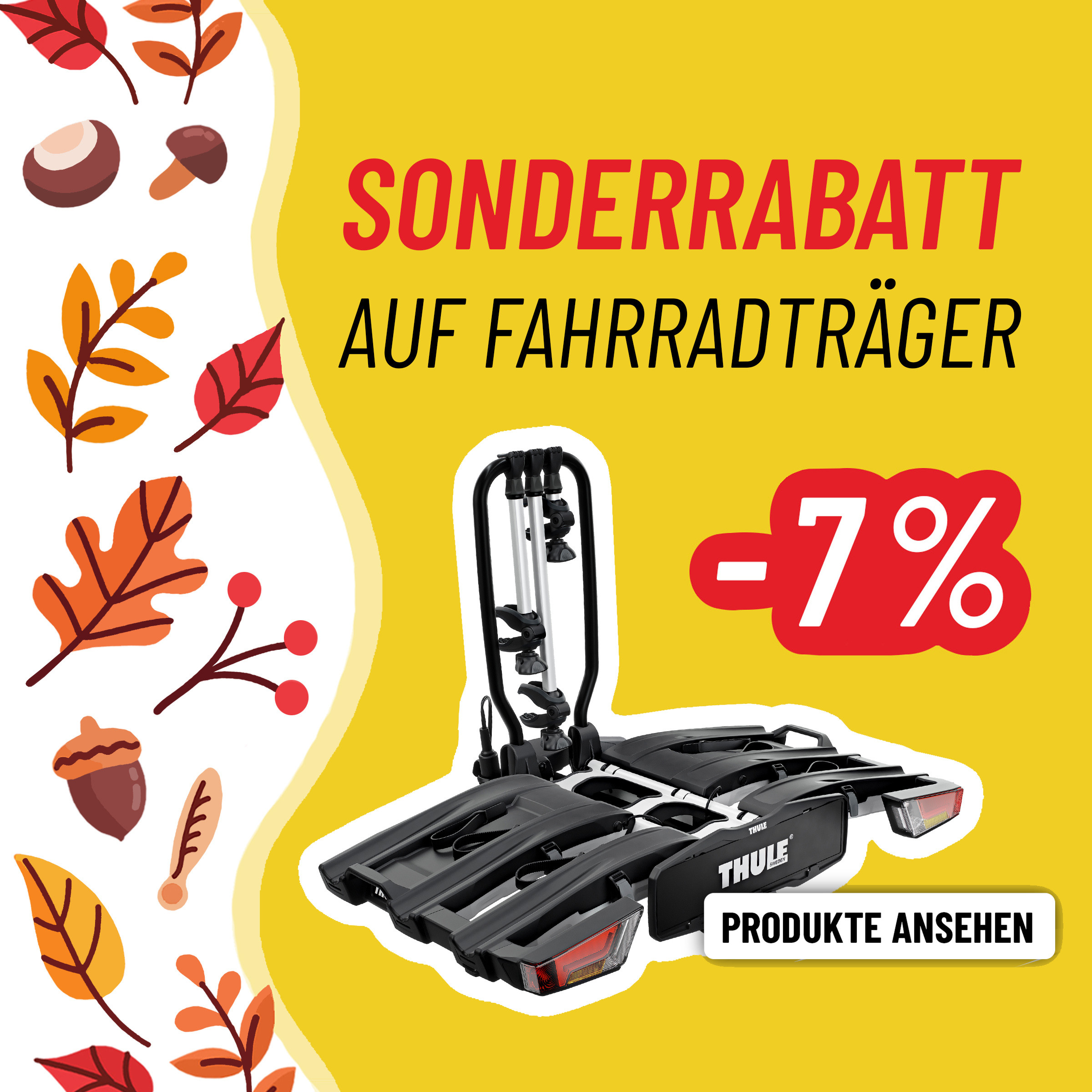 Sonderangebot. 7 % Rabatt auf Fahrradständer